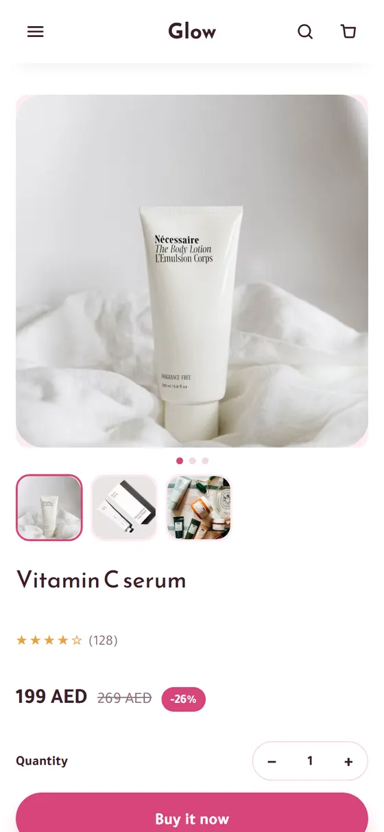 Spin Wheel & Pop-ups: the wheel, with a coupon to win (on a phone)